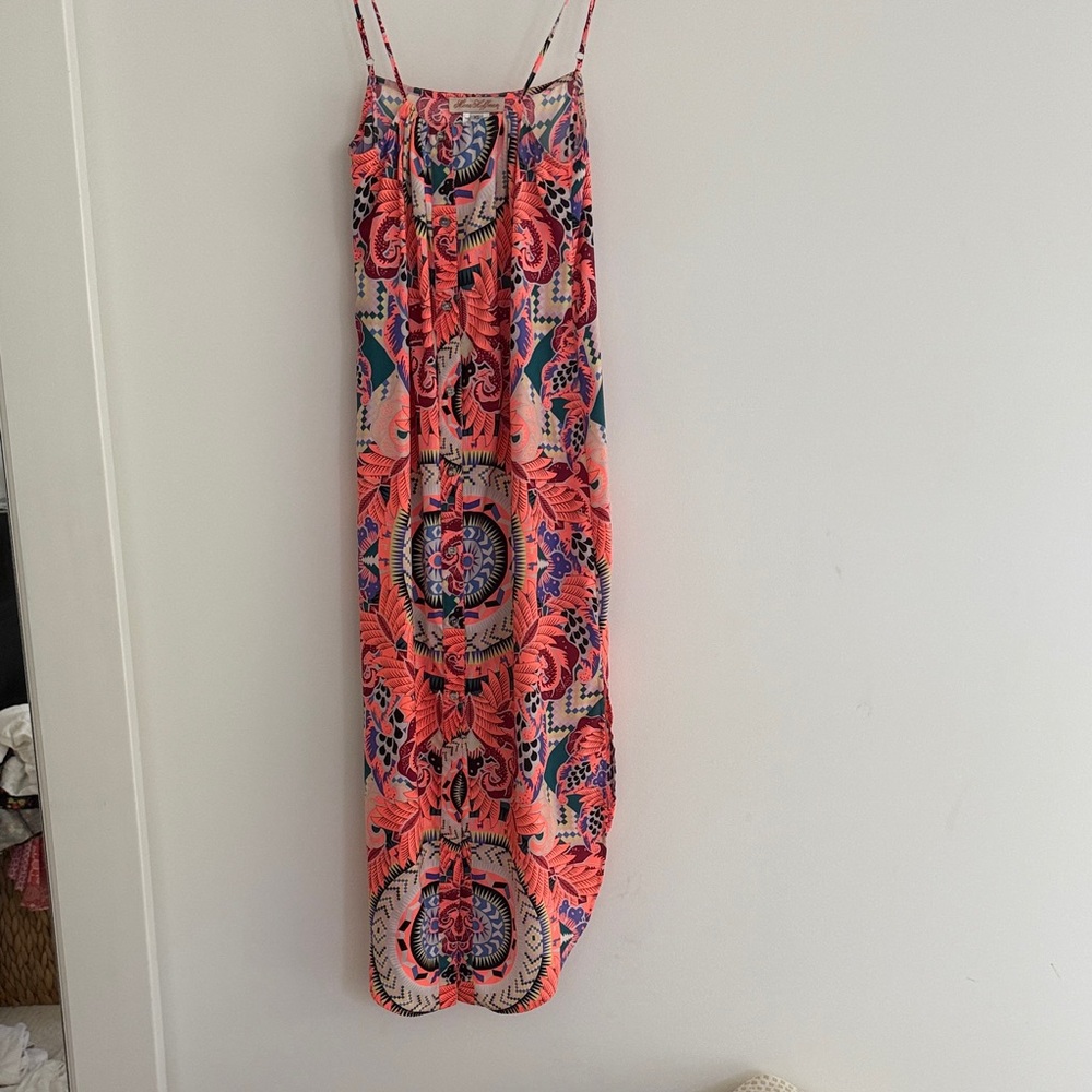 Mara Hoffman Vibrant Geometric satin Dress size xs